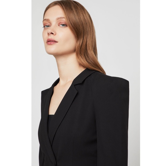 BCBG Pointed Shoulder Coat - Picture 2 of 5